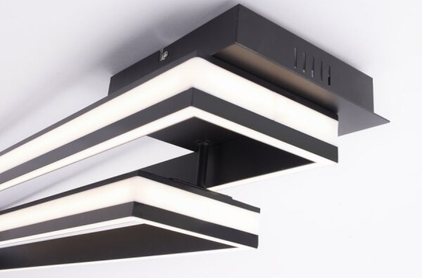 Lustră LED aplicată dimabilă ELIS 2xLED/19W/230V Leuchten Direkt 14701-18 + telecomandă