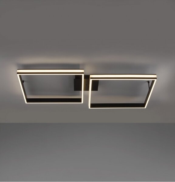 Lustră LED aplicată dimabilă ELIS 2xLED/19W/230V Leuchten Direkt 14700-18 + telecomandă