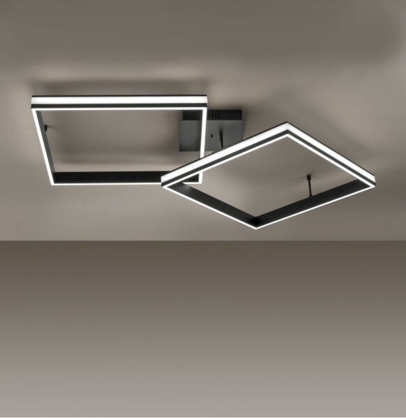 Lustră LED aplicată dimabilă ELIS 2xLED/19W/230V Leuchten Direkt 14700-18 + telecomandă