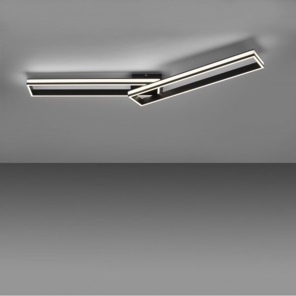 Lustră LED aplicată dimabilă ELIS 2xLED/19W/230V Leuchten Direkt 14701-18 + telecomandă