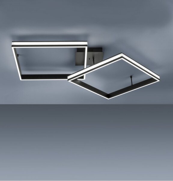 Lustră LED aplicată dimabilă ELIS 2xLED/19W/230V Leuchten Direkt 14700-18 + telecomandă