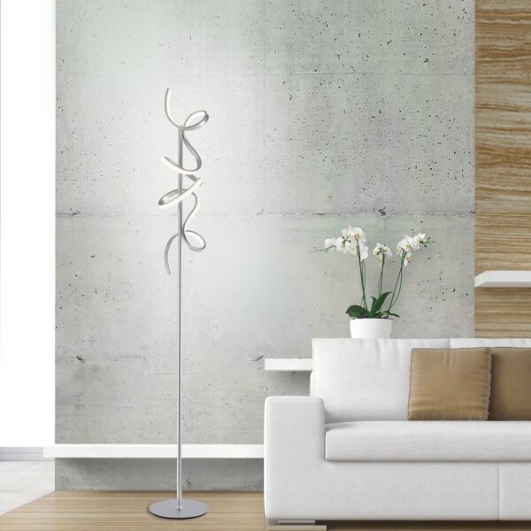 Lampadar LED dimabil CURLS LED/20W/230V Leuchten Direkt 19031-21