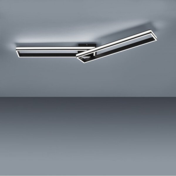 Lustră LED aplicată dimabilă ELIS 2xLED/19W/230V Leuchten Direkt 14701-18 + telecomandă