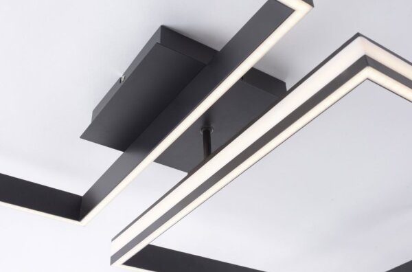 Lustră LED aplicată dimabilă ELIS 2xLED/19W/230V Leuchten Direkt 14700-18 + telecomandă