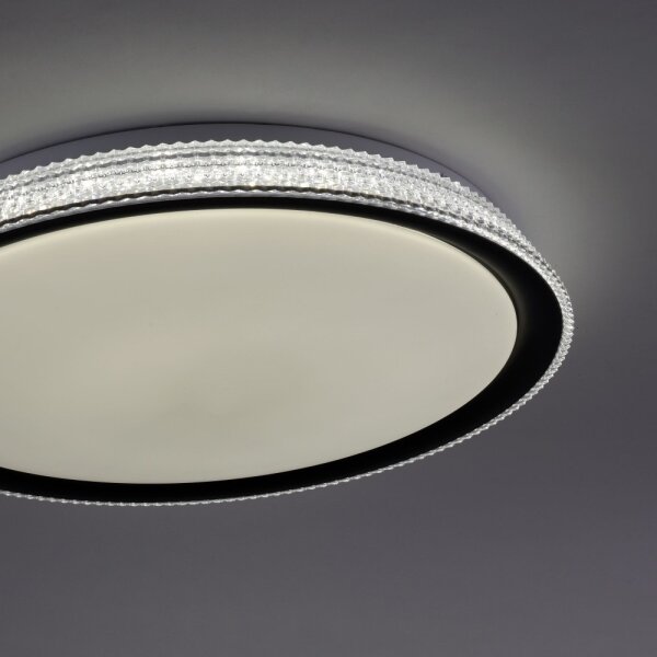 Plafonieră LED RGB dimabilă KARI LED/37W/230V Leuchten Direkt 14339-21 + telecomandă