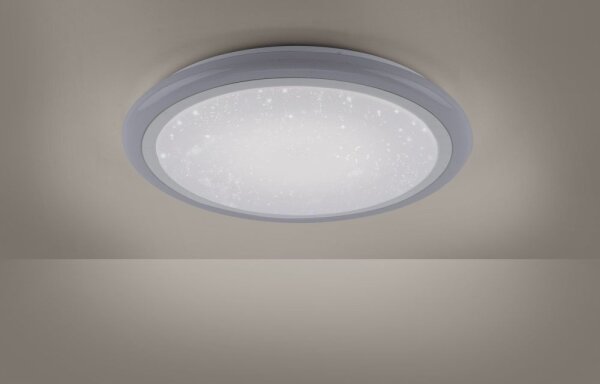 Plafonieră LED RGB dimabilă LUISA LED/42W/230V Leuchten Direkt 15230-16 + telecomandă