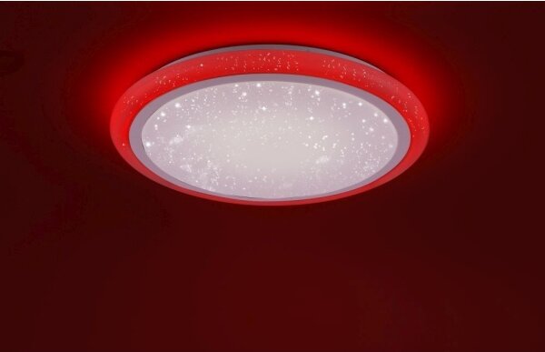 Plafonieră LED RGB dimabilă LUISA LED/42W/230V Leuchten Direkt 15230-16 + telecomandă
