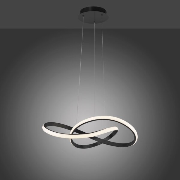 Lustră LED pe cablu dimabilă MARIA LED/25W/230V neagră Leuchten Direkt 15402-18