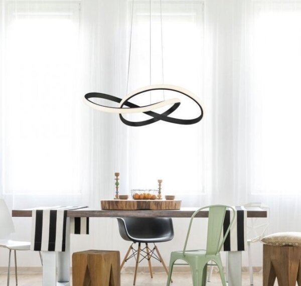 Lustră LED pe cablu dimabilă MARIA LED/25W/230V neagră Leuchten Direkt 15402-18
