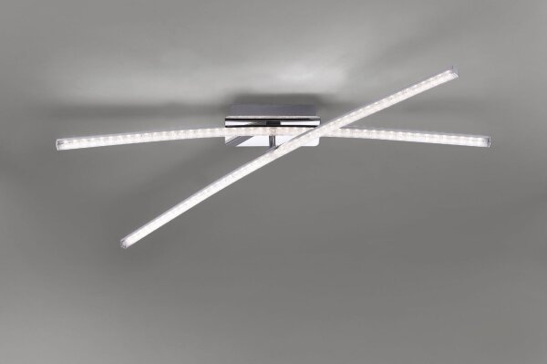 Lustră LED aplicată SIMON 2xLED/8W/230V crom lucios Leuchten Direkt 11292-17
