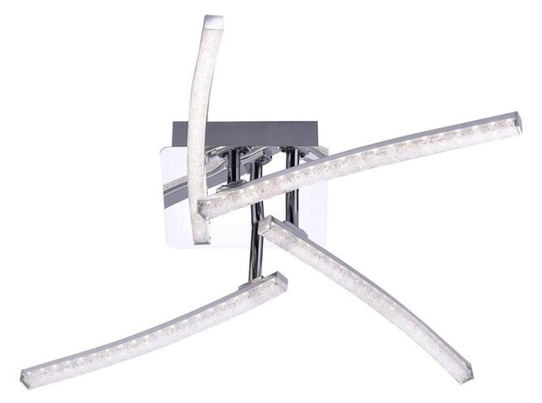 Lustră LED aplicată SIMON 4xLED/3W/230V crom lucios Leuchten Direkt 11291-17