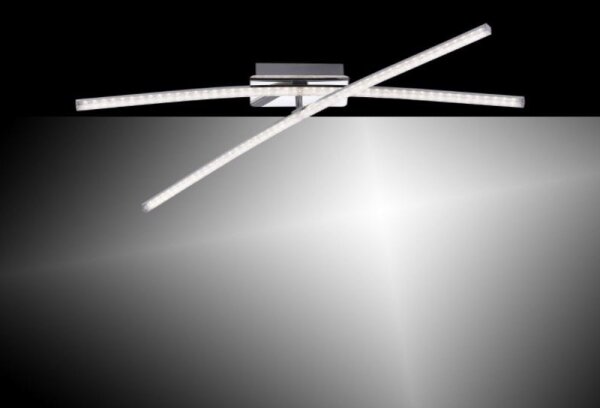 Lustră LED aplicată SIMON 2xLED/8W/230V crom lucios Leuchten Direkt 11292-17