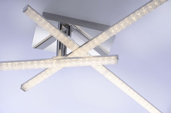 Lustră LED aplicată SIMON 3xLED/5W/230V crom lucios Leuchten Direkt 11293-17