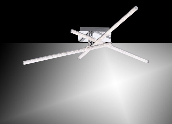 Lustră LED aplicată SIMON 3xLED/5W/230V crom lucios Leuchten Direkt 11293-17