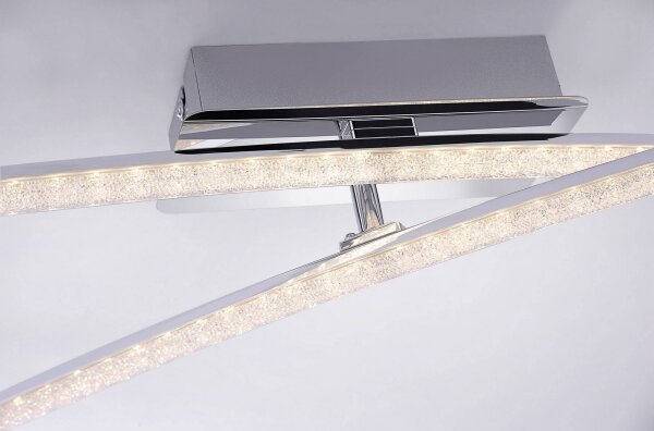 Lustră LED aplicată SIMON 2xLED/8W/230V crom lucios Leuchten Direkt 11292-17