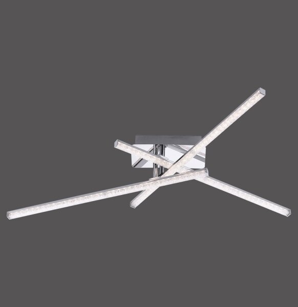 Lustră LED aplicată SIMON 3xLED/5W/230V crom lucios Leuchten Direkt 11293-17