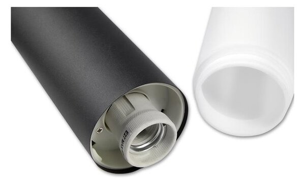Lampa LED de exterior, inaltime 65 cm, unghi fascicul 360 grade, E27, negru