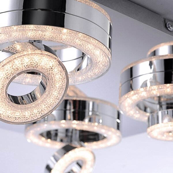 Spot LED TIM 4xLED/2,8W/230V + 4xLED/3,1W Leuchten Direkt 14522-17
