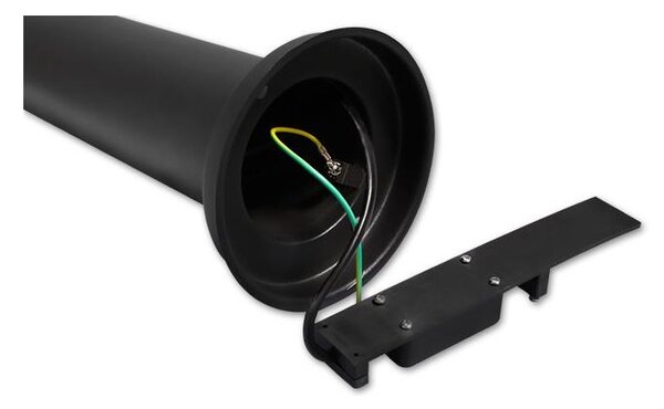 Lampa LED de exterior, inaltime 65 cm, unghi fascicul 360 grade, E27, negru
