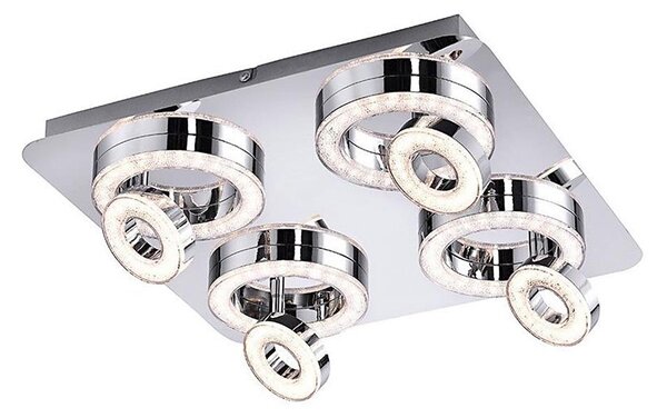 Spot LED TIM 4xLED/2,8W/230V + 4xLED/3,1W Leuchten Direkt 14522-17