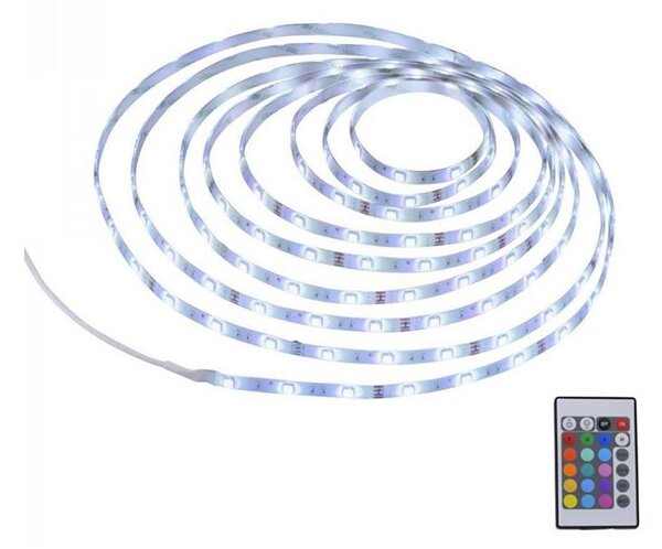 Bandă LED RGB dimabilă TEANIA 10m LED/30W/12/230V Paul Neuhaus 1205-70 + telecomandă