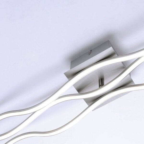 Leuchten Direkt 15167-55-LED WAWE lustră aplicată 2xLED/12,5W/230V+LED/17W
