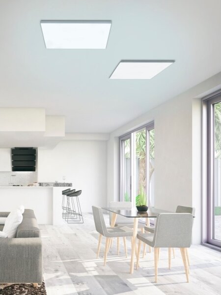 Plafonieră LED dimabilă CANVAS LED/40W/230V Leuchten Direkt 15552-16 + telecomandă