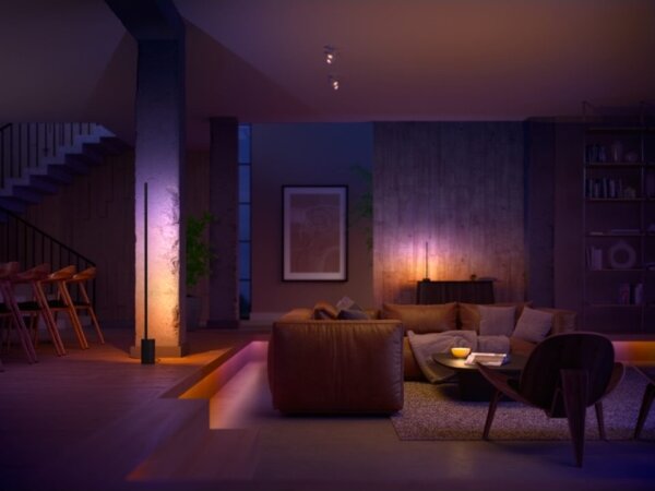 Philips Hue LED RGB lampă de birou dimabilă 12W 230V 2000-6500K negru