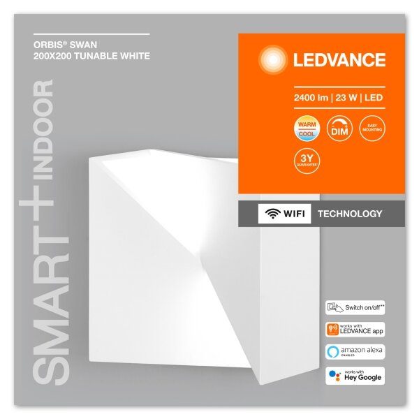 Aplică LED dimabilă SMART+ SWAN LED/23W/230V Wi-Fi Ledvance