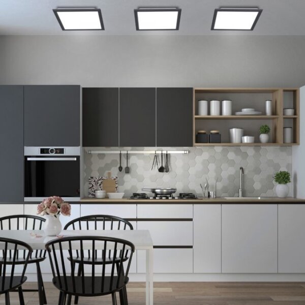 Plafonieră LED dimabilă FLAT LED/20W/230V Leuchten Direkt 14754-18 + telecomandă