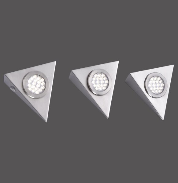 SET 3x corp de iluminat LED pentru mobilier cu senzor LED/2,5W/230V Paul Neuhaus 1119-55-3