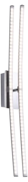 Lustră LED aplicată SIMON 2xLED/8W/230V crom mat Leuchten Direkt 11272-55
