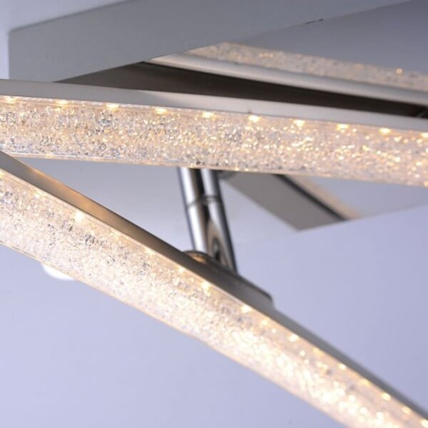 Lustră LED aplicată SIMON 2xLED/5W/230V crom lucios Leuchten Direkt 11290-17
