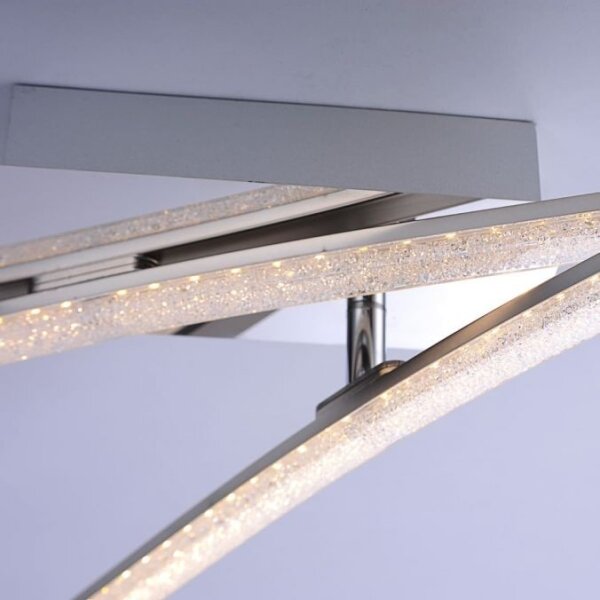 Lustră LED aplicată SIMON 2xLED/5W/230V crom lucios Leuchten Direkt 11290-17