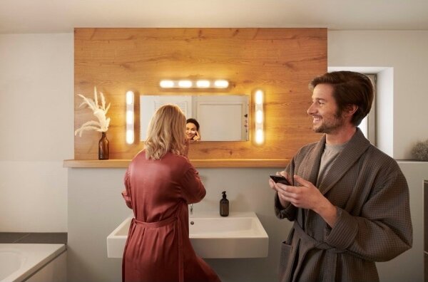Plafonieră LED pentru baie dimabilă SMART+ DUPLO LED/27W/230V Wi-Fi IP44 Ledvance