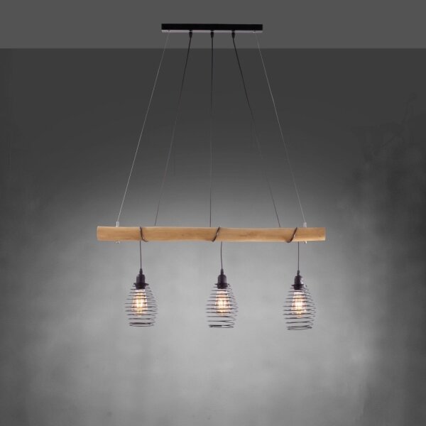 Lustră pe cablu SPRING 3xE27/40W/230V Leuchten Direkt 15526-79
