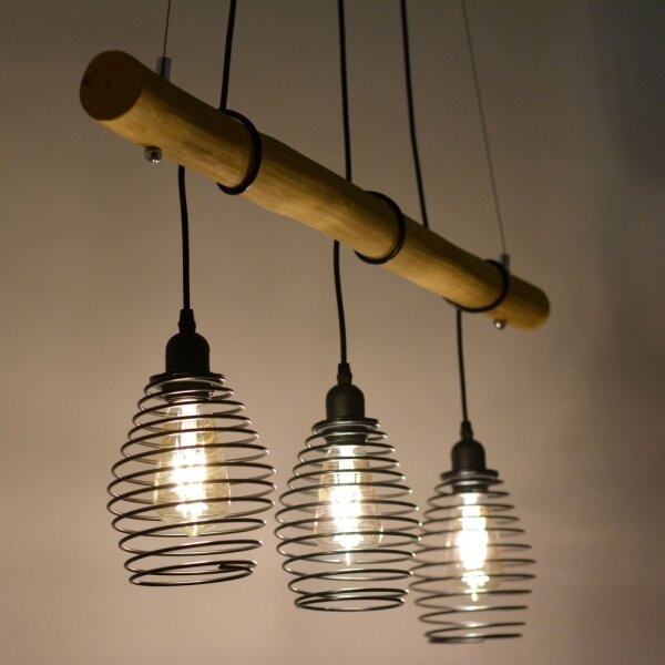 Lustră pe cablu SPRING 3xE27/40W/230V Leuchten Direkt 15526-79