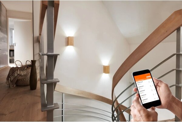 Aplică LED dimabilă SMART+ WOOD LED/12W/230V Wi-Fi Ledvance
