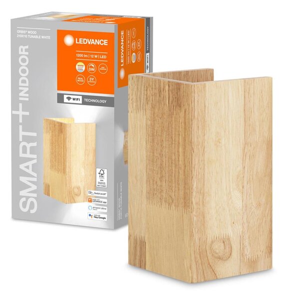 Aplică LED dimabilă SMART+ WOOD LED/12W/230V Wi-Fi Ledvance