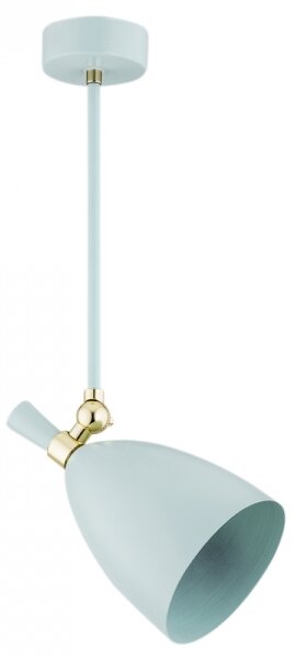 Lustră pe tijă CHARLOTTE 1xE27/15W/230V albastră/aurie Argon 4685