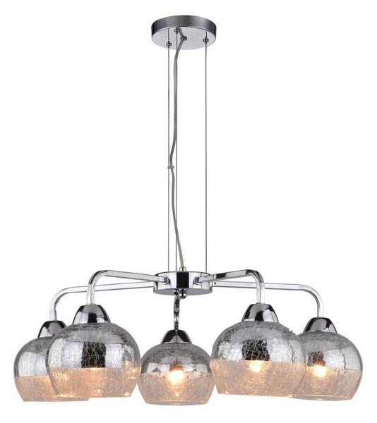 Lustră pe cablu CROMINA 5xE27/60W/230V