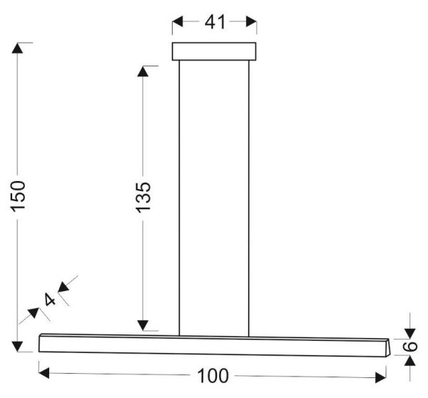 Lustră LED pe cablu COCONUT LED/28W/230V