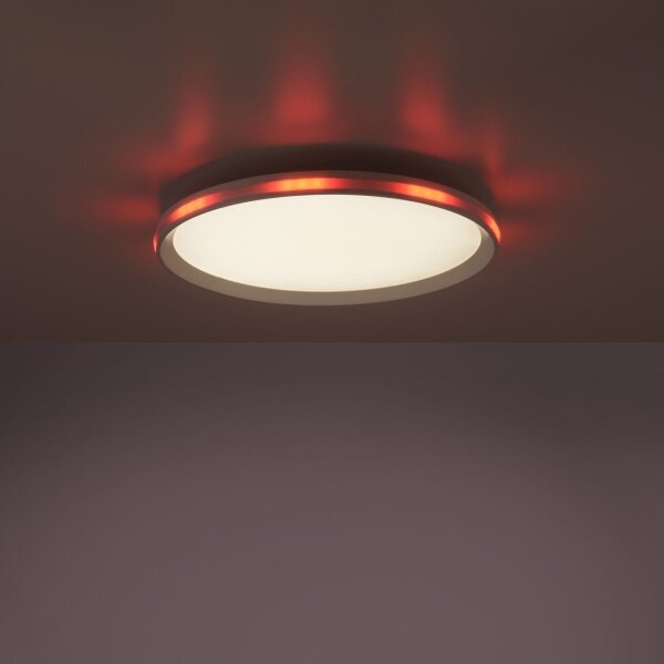 Plafonieră LED RGBW dimabilă GALACTICA LED/28W/230V Leuchten Direkt 15555-16 + telecomandă
