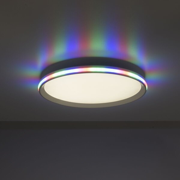 Plafonieră LED RGBW dimabilă GALACTICA LED/28W/230V Leuchten Direkt 15555-16 + telecomandă