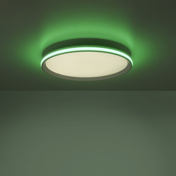 Plafonieră LED RGBW dimabilă GALACTICA LED/28W/230V Leuchten Direkt 15555-16 + telecomandă