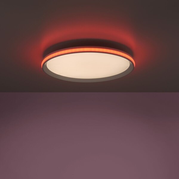 Plafonieră LED RGBW dimabilă GALACTICA LED/28W/230V Leuchten Direkt 15555-16 + telecomandă