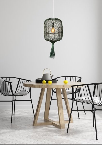 Lustră pe cablu GARVE 1xE27/40W/230V verde Lucide 03436/40/33
