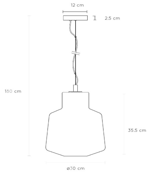 Lustră pe cablu ALISTAIR 1xE27/40W/230V Lucide 20418/01/31