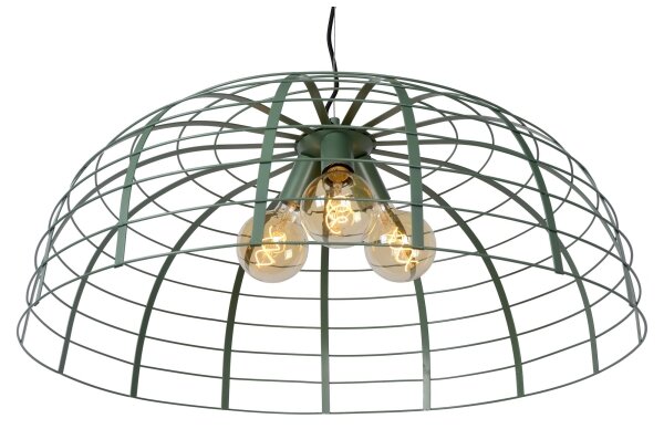Lustră pe cablu ELODIE 3xE27/40W/230V turcoaz Lucide 45449/76/37