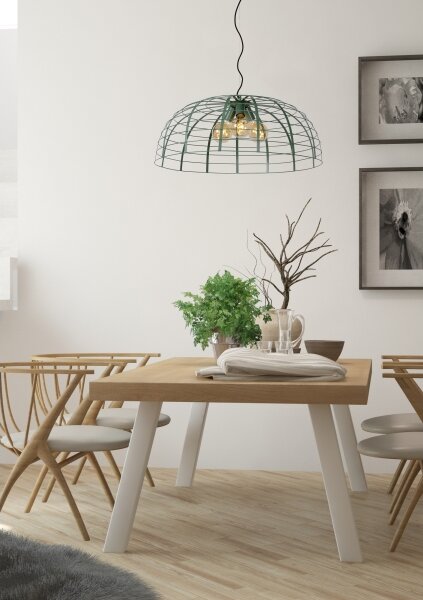 Lustră pe cablu ELODIE 3xE27/40W/230V turcoaz Lucide 45449/76/37